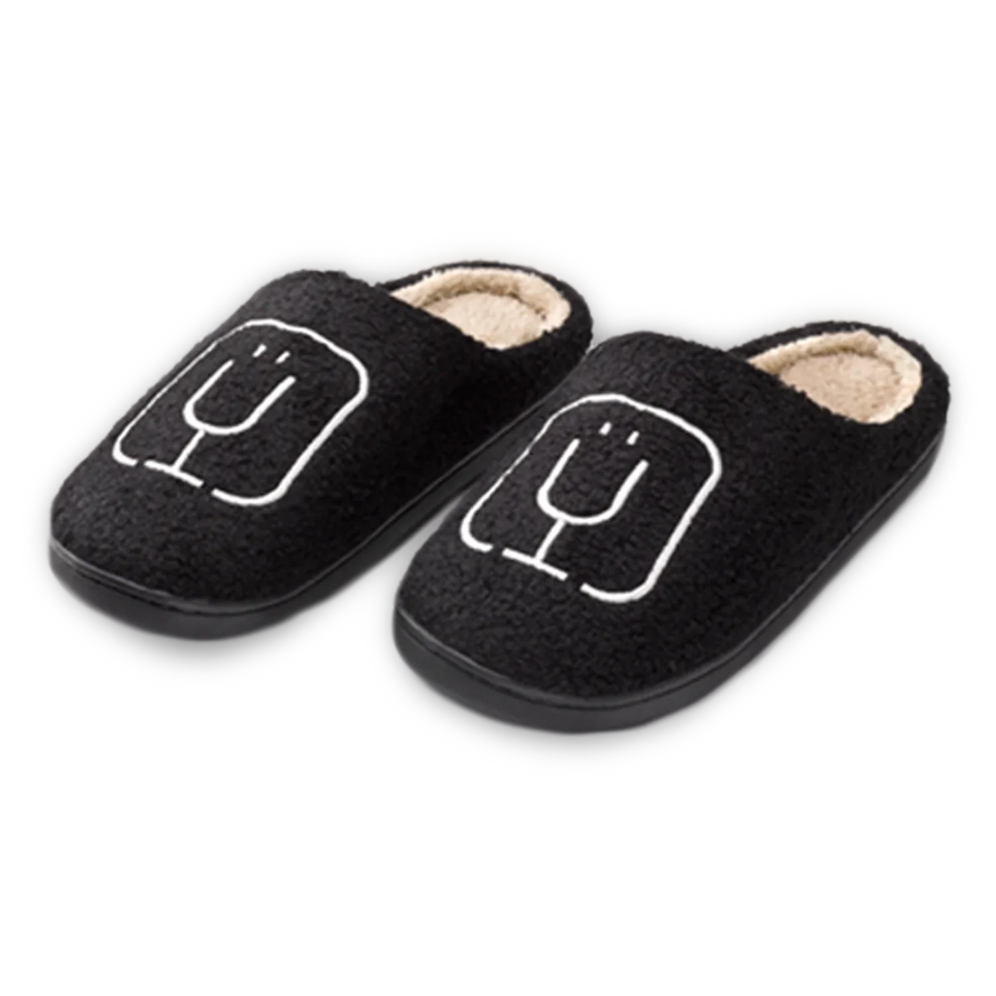 brumate-fuzzy-slippers-black-q3 apparel-slippers.webp