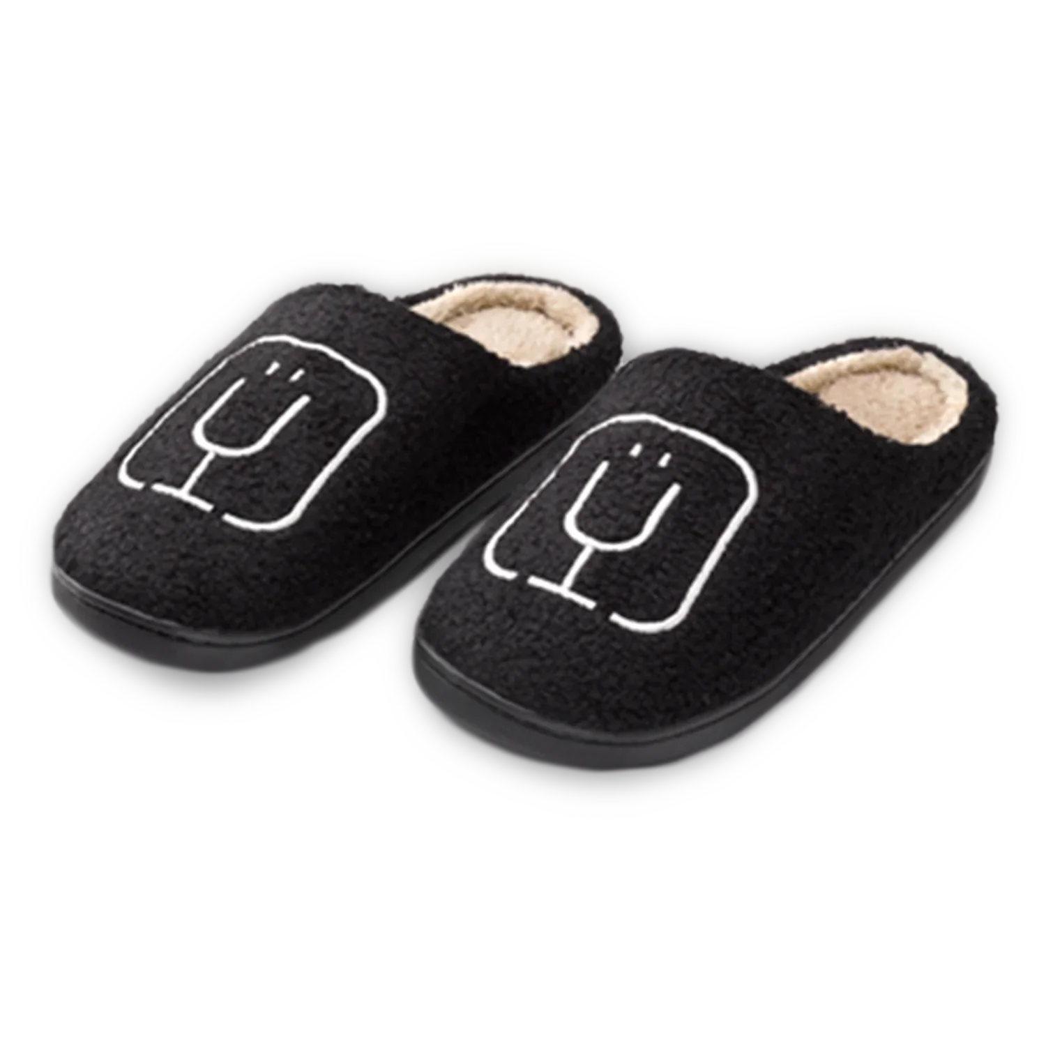brumate-fuzzy-slippers-black-q3 apparel-slippers.webp